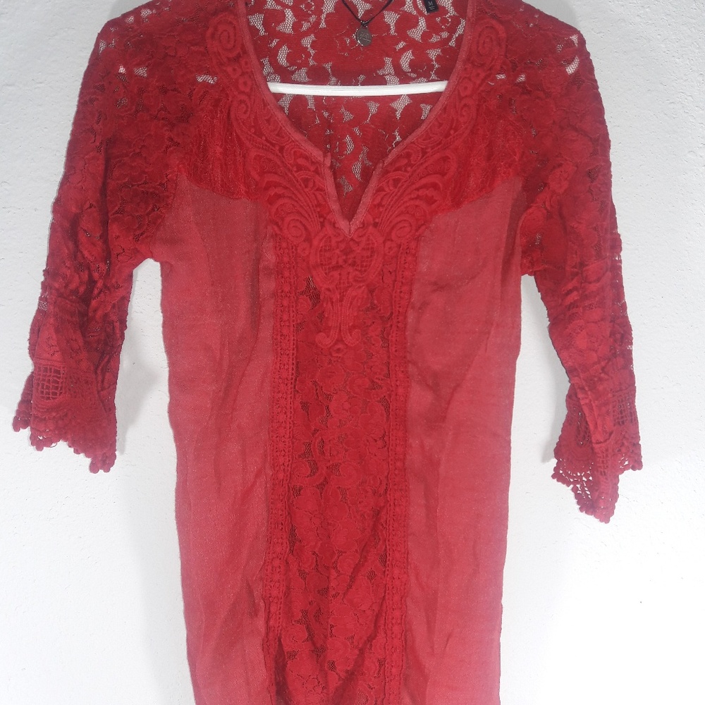 BKE Boutique 3/4 sleeve top